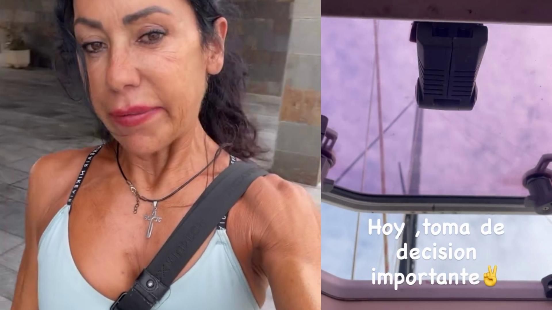 Maite Galdeano comunica una importante noticia desde el interior de su barco