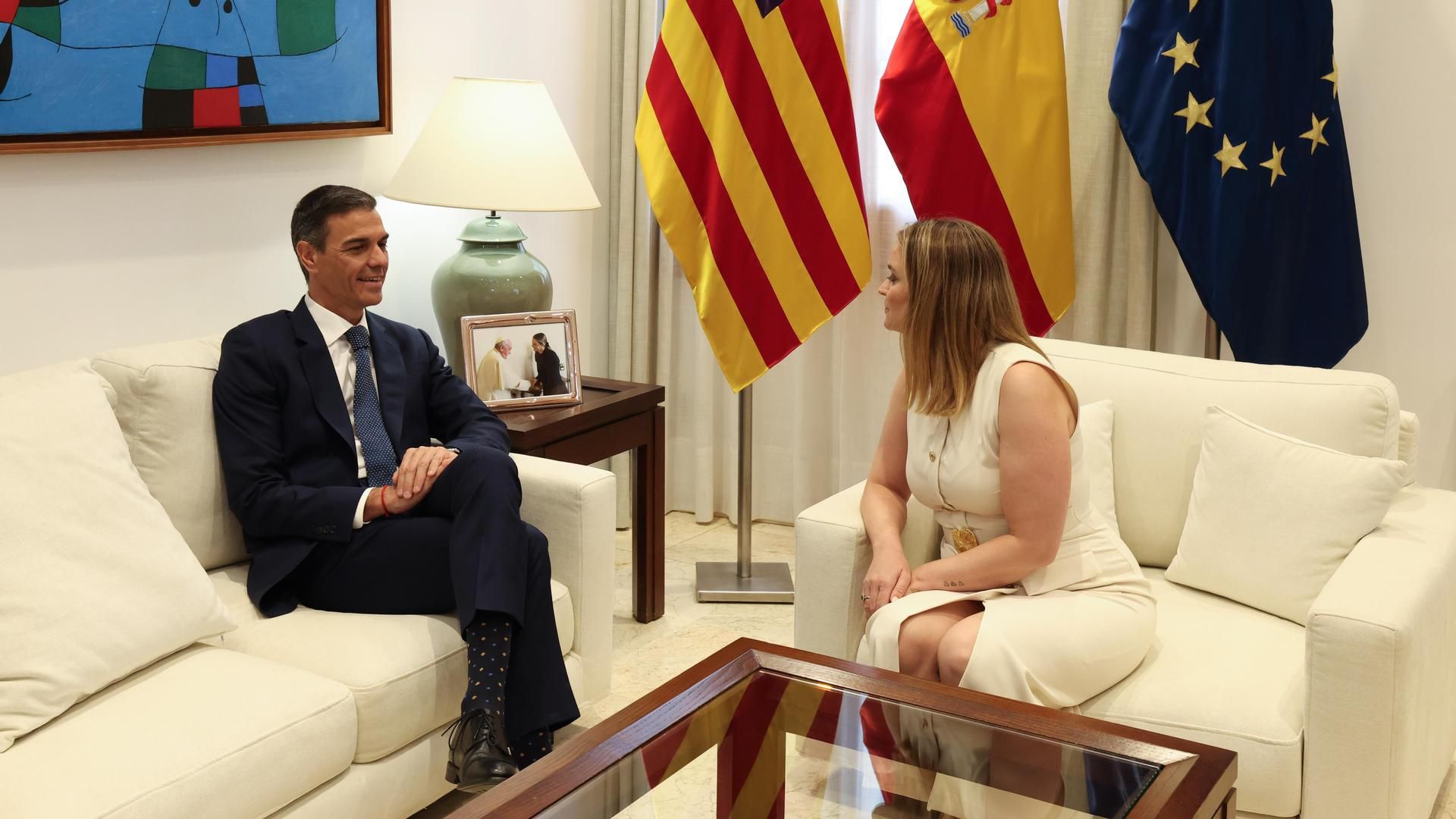 Marga Prohens pide a Pedro Sánchez financiación para los proyectos de ampliación de la red ferroviaria en Mallorca