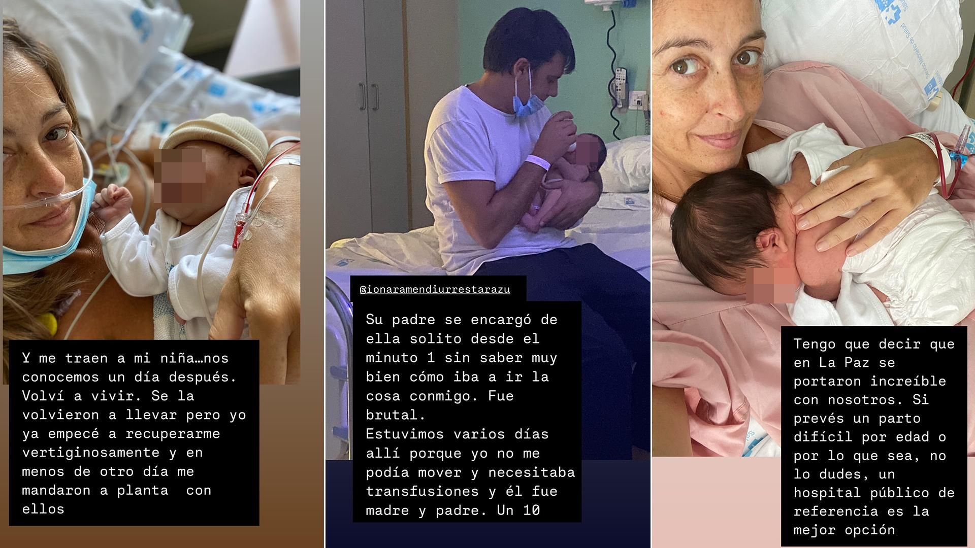 María Amores explica que estuvo al borde de la muerte tras su tercer parto
