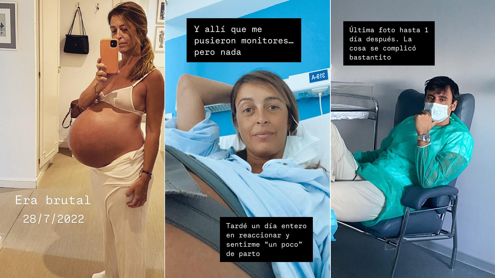 María Amores relata las complicaciones que tuvo durante el nacimiento de su tercera hija