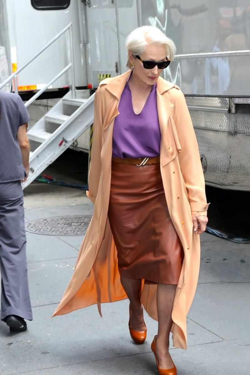 Meryl Streep interprentando a Miranda Priestly
