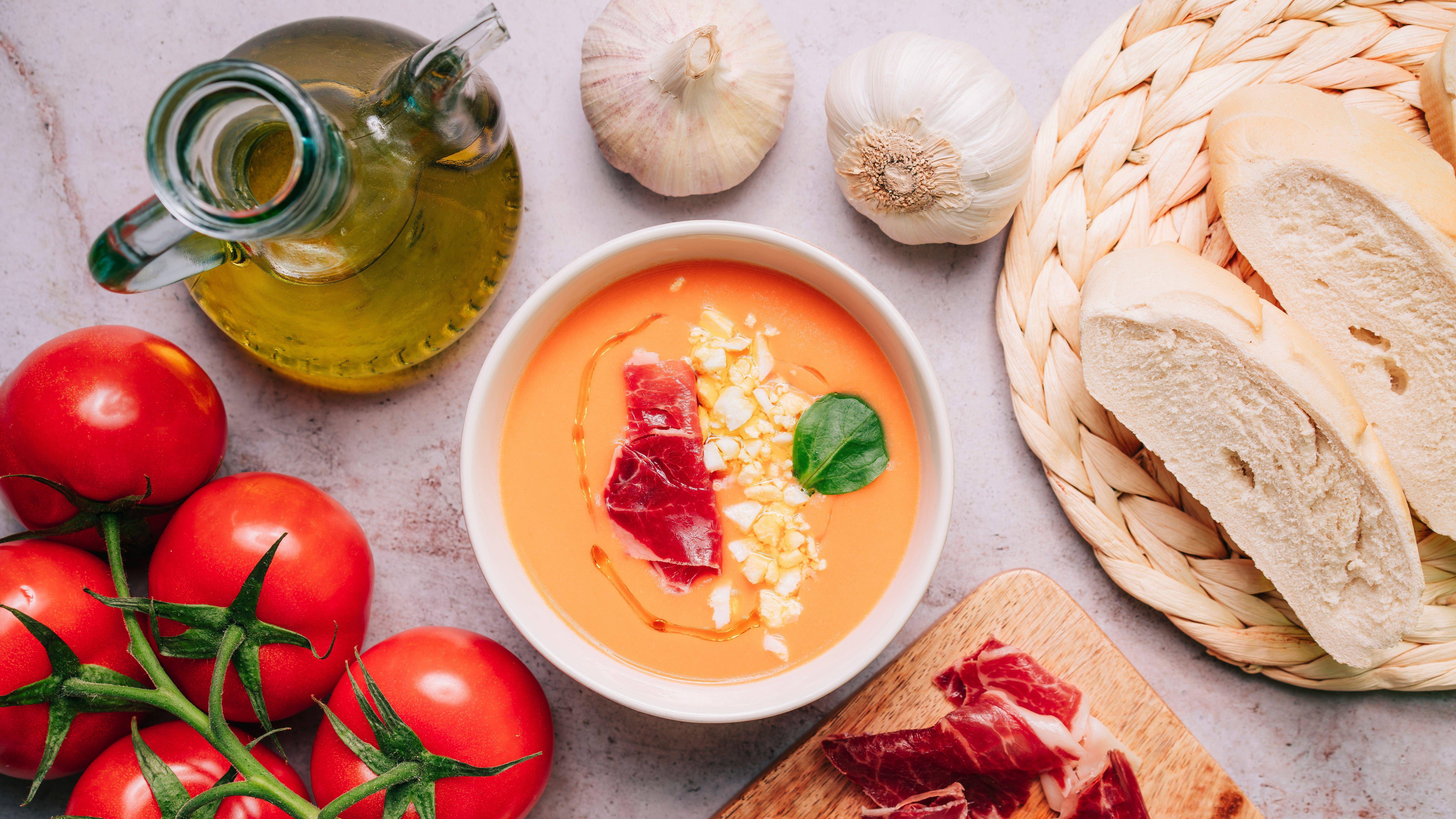 Salmorejo cordobés tradicional. FUENTE: Cordonpress