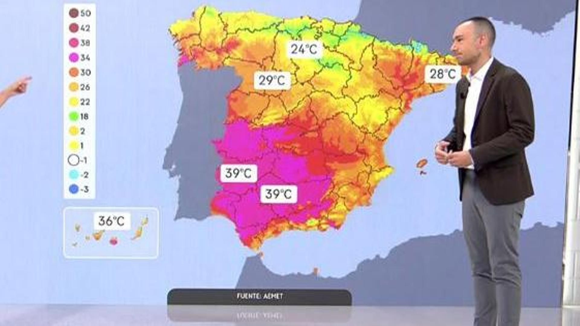 Tiempo de contrastes para finales de julio: en el norte hará falta la chaqueta mientras el sur supera los 40ºC