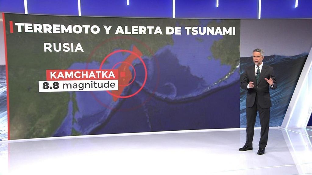 Rusia evalúa los daños provocados por el terremoto de 8,8 en la península de Kamchatka que no ha dejado víctimas mortales
