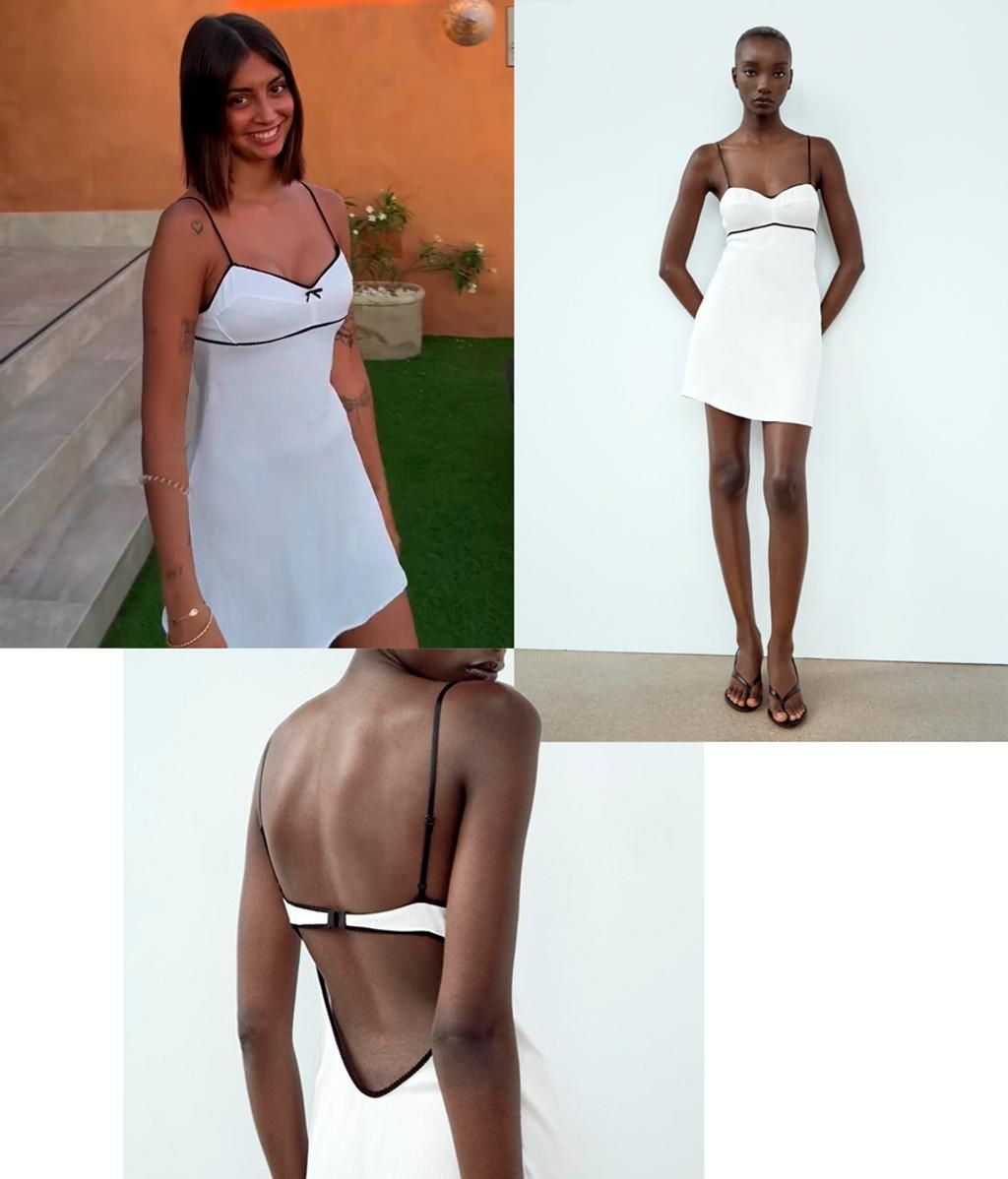 El vestido de Marieta en su pedida de matrimonio es de Zara