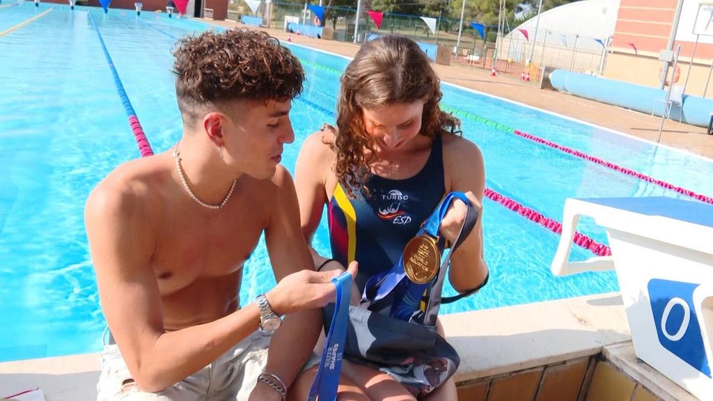 Iris Tió y Dennis González, el dúo de oro de la natación sincronizada