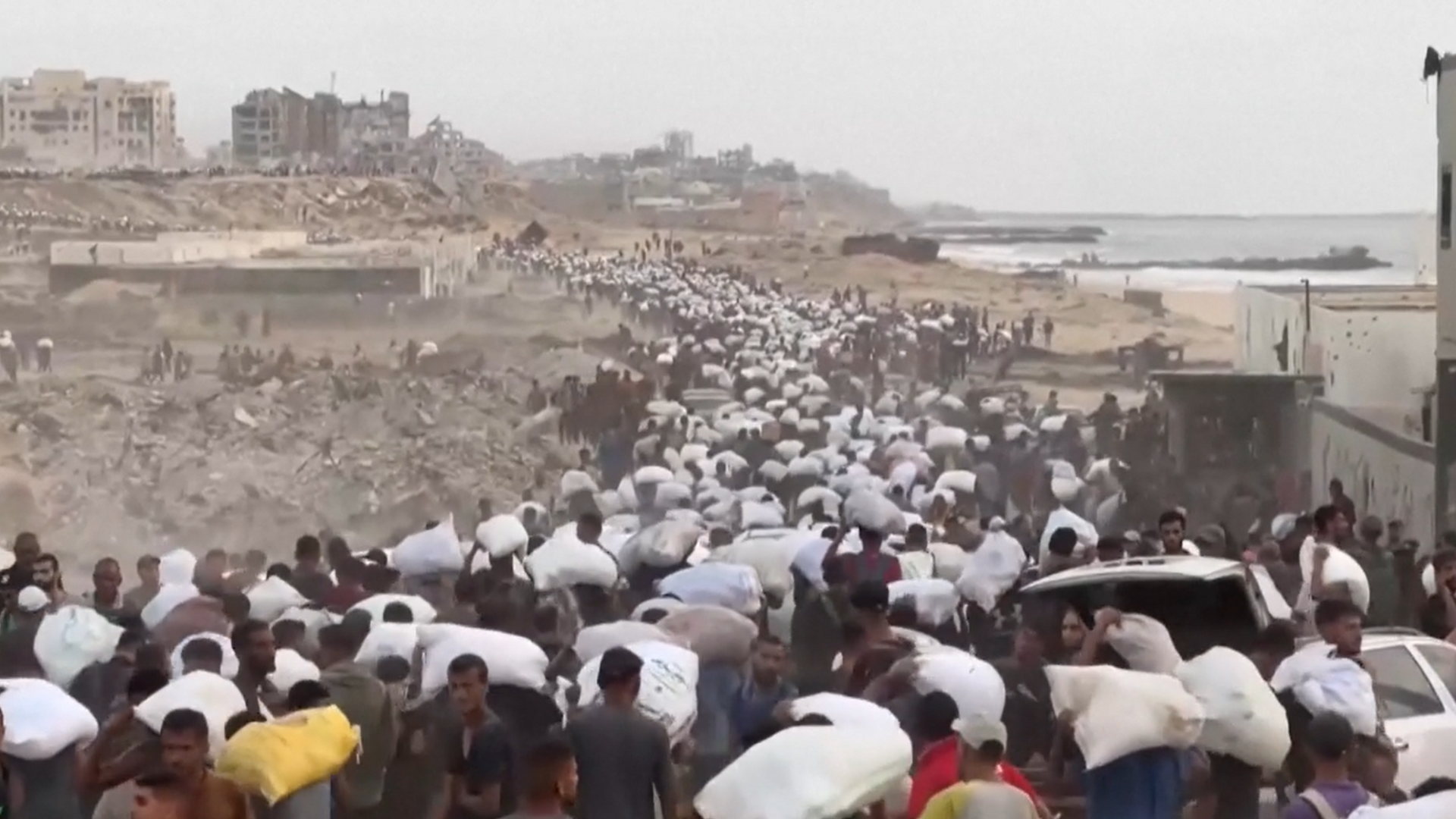 Israel acusa a Hamás de boicotear la ayuda humanitaria mientras los palestinos mueren de hambre en Gaza Israel acusa a Hamás de boicotear la ayuda humanitaria mientras los palestinos mueren de hambre en Gaza