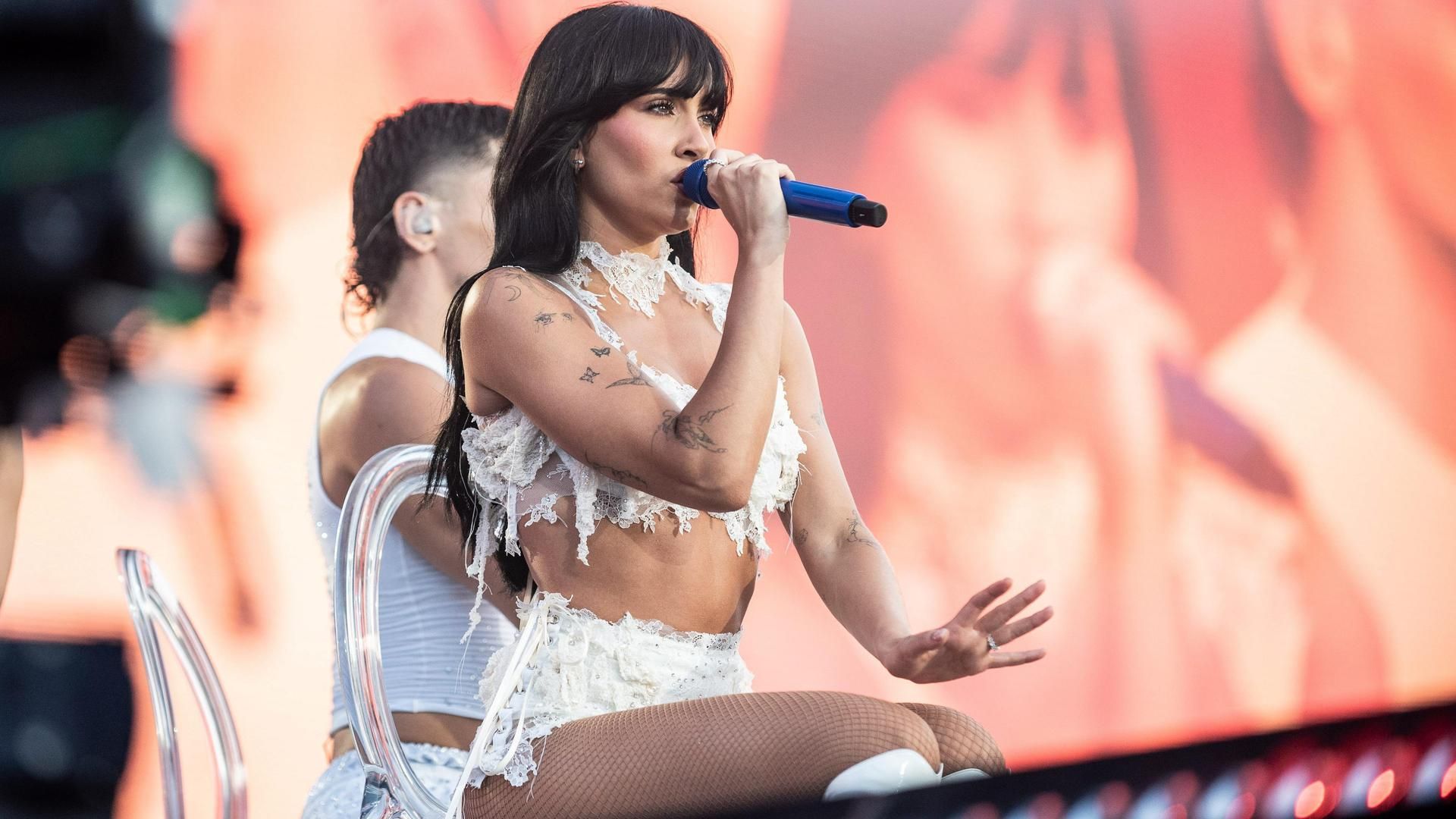 Aitana, en su concierto en Barcelona