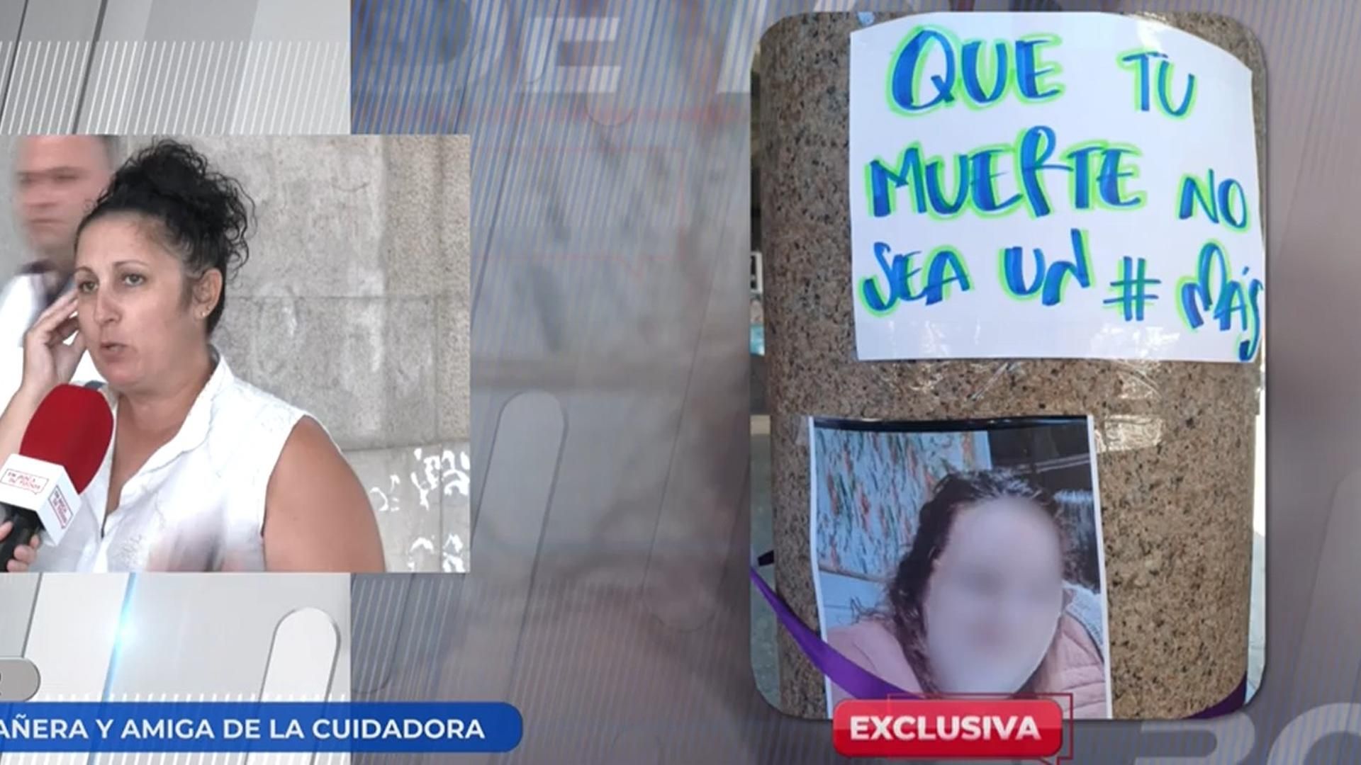 Una compañera de la mujer asesinada pide justicia