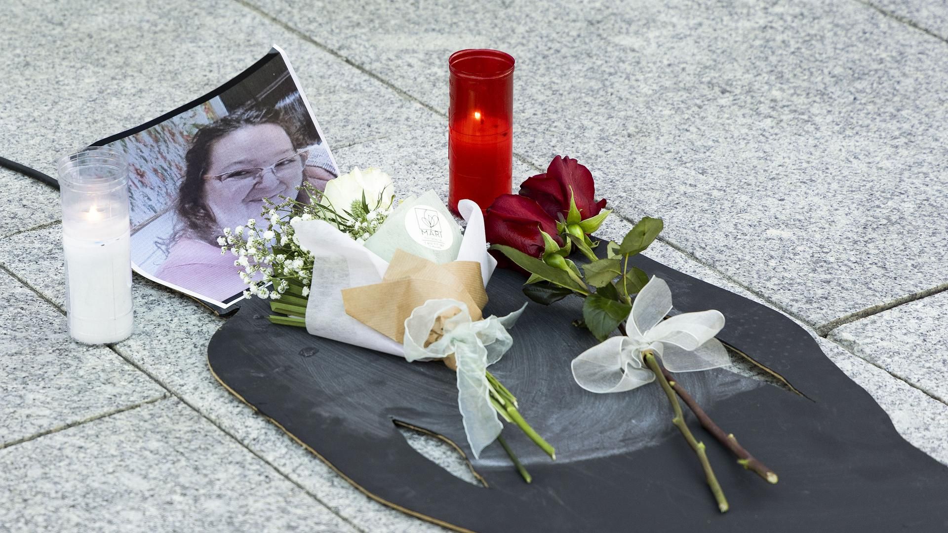 Homenaje a Teresa, la trabajadora social asesinada en O Porriño