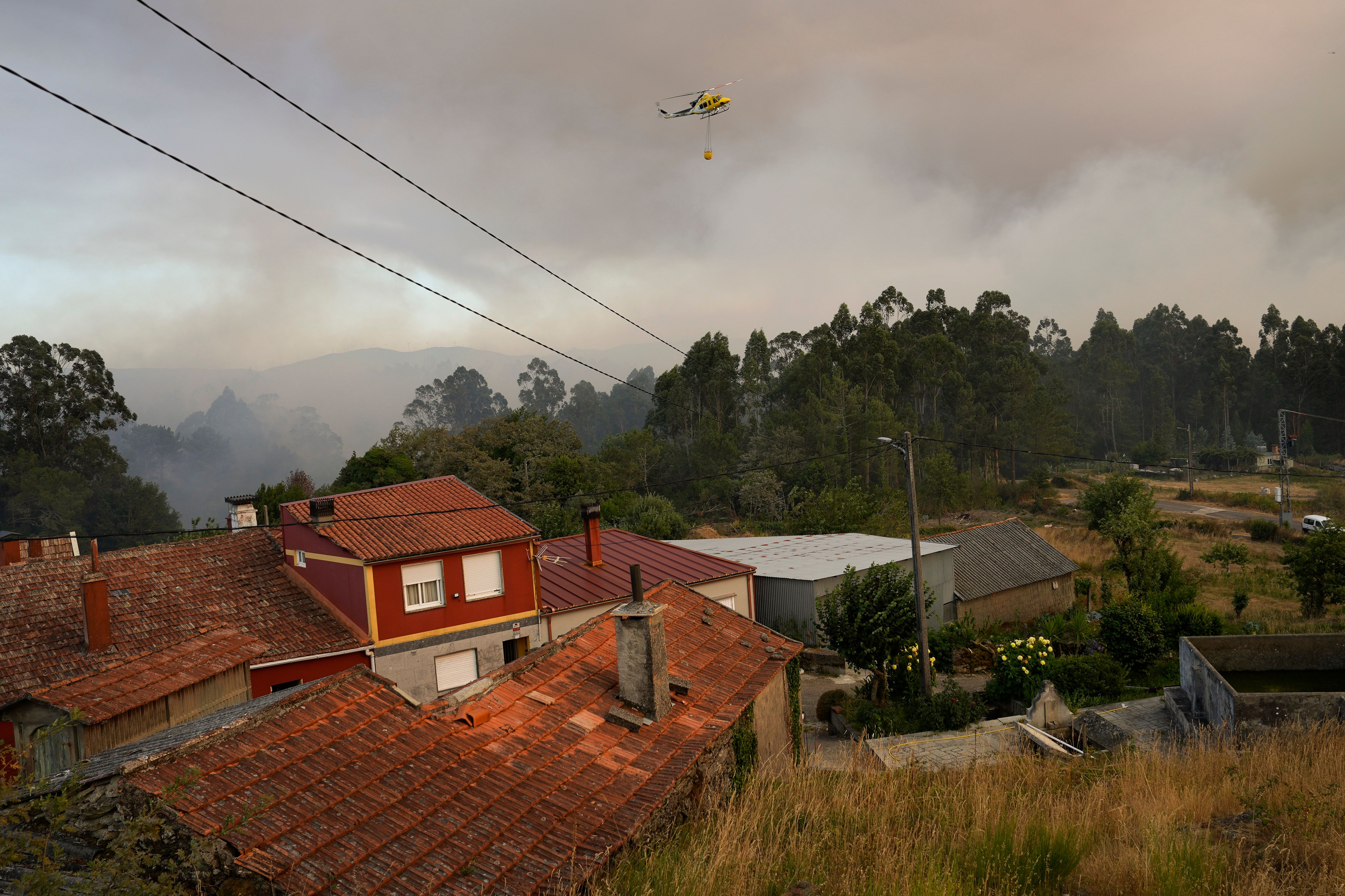 Incendio en Pontevedra