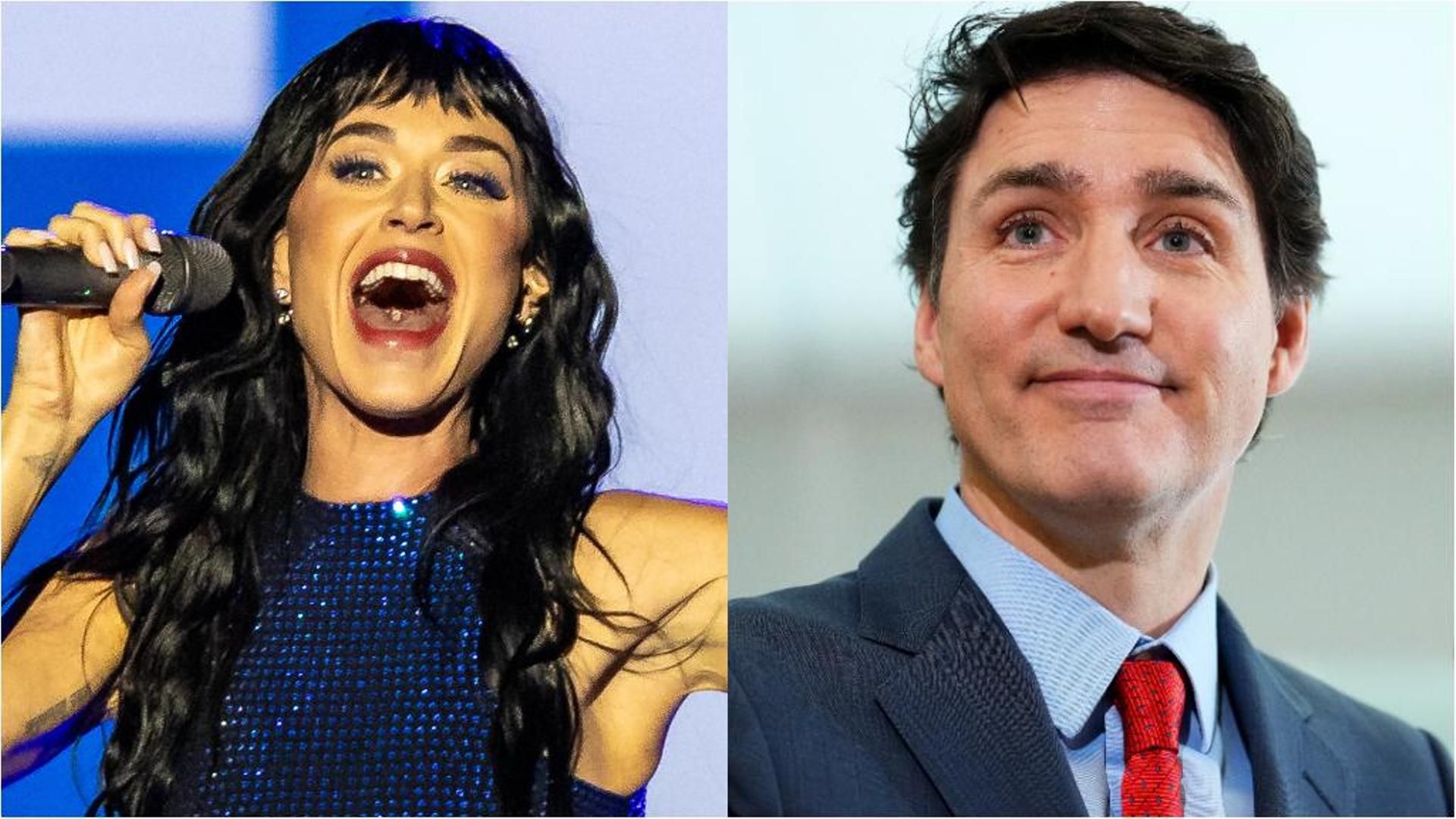 Katy Perry y Justin Trudeau