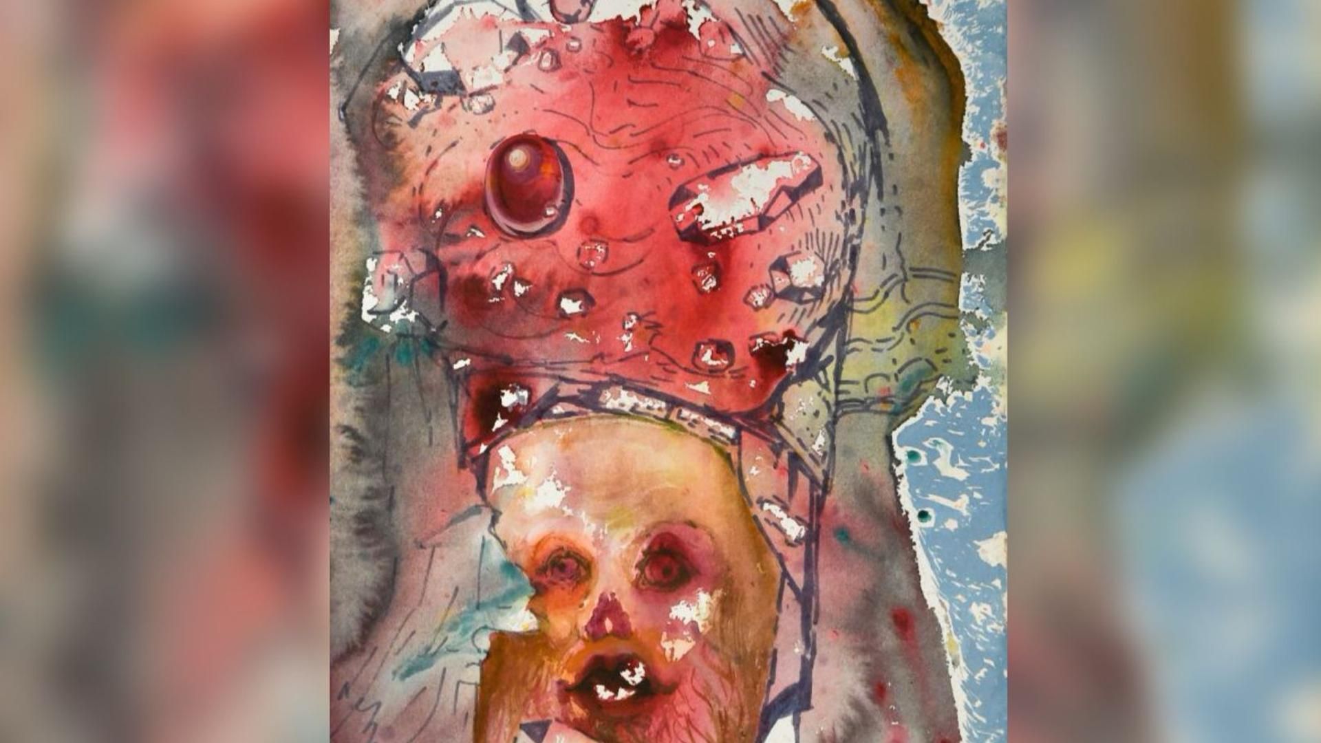 La pintura, titulada 'Vecchio Sultano' de Salvador Dalí