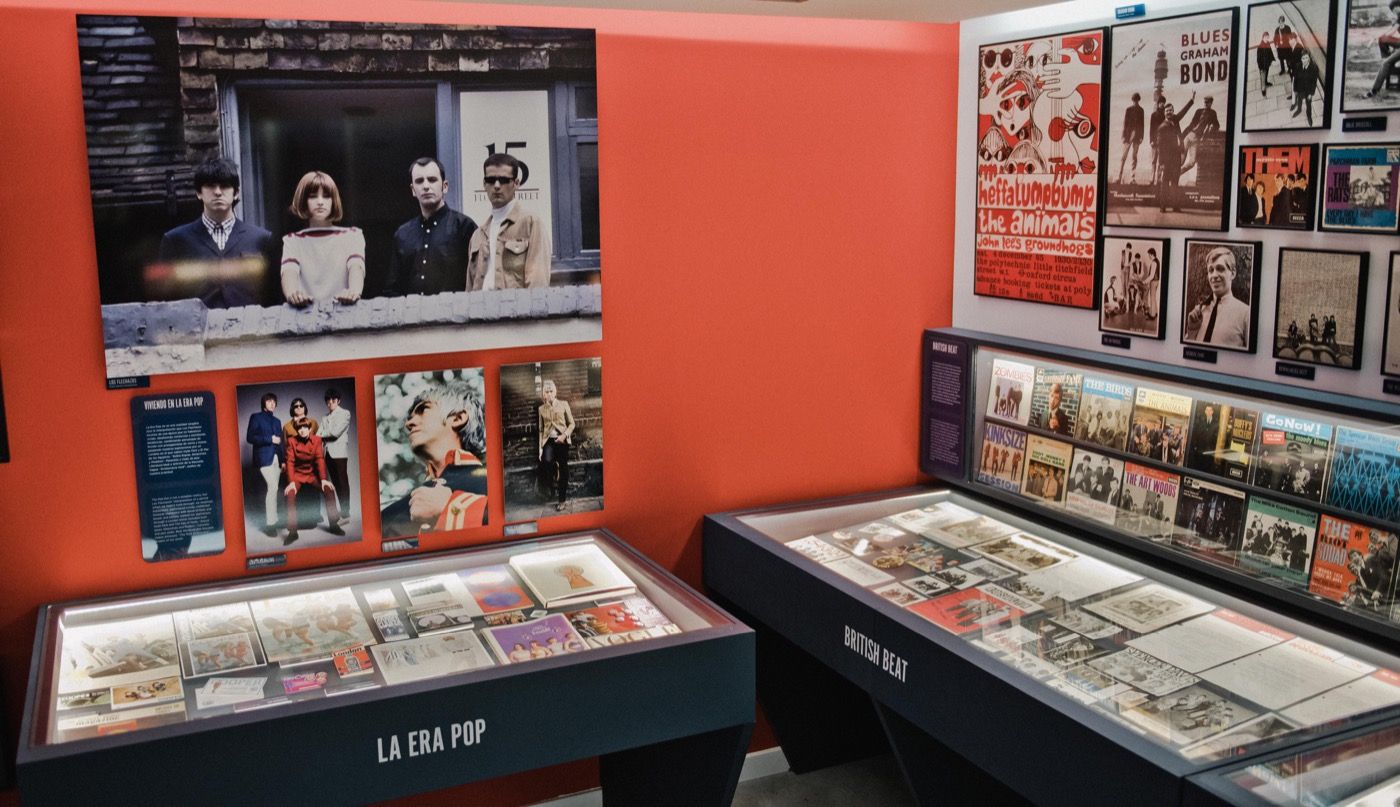 La Sala British del museo del pop de Santa Colomba de Somoza (León).