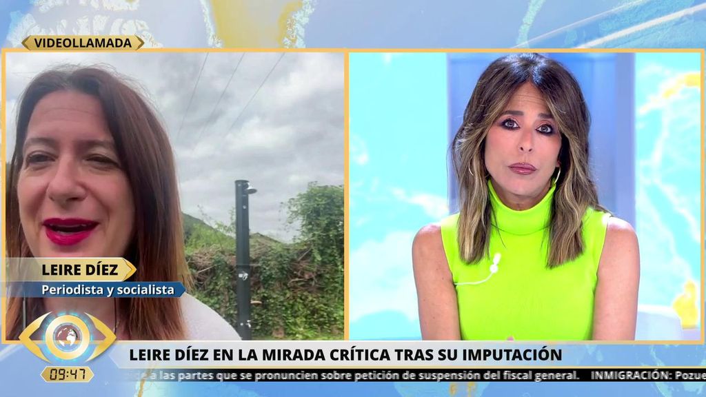 Leire Díez, tras su imputación: "No he recibido la notificación. Cuando llegue, la recurriré"