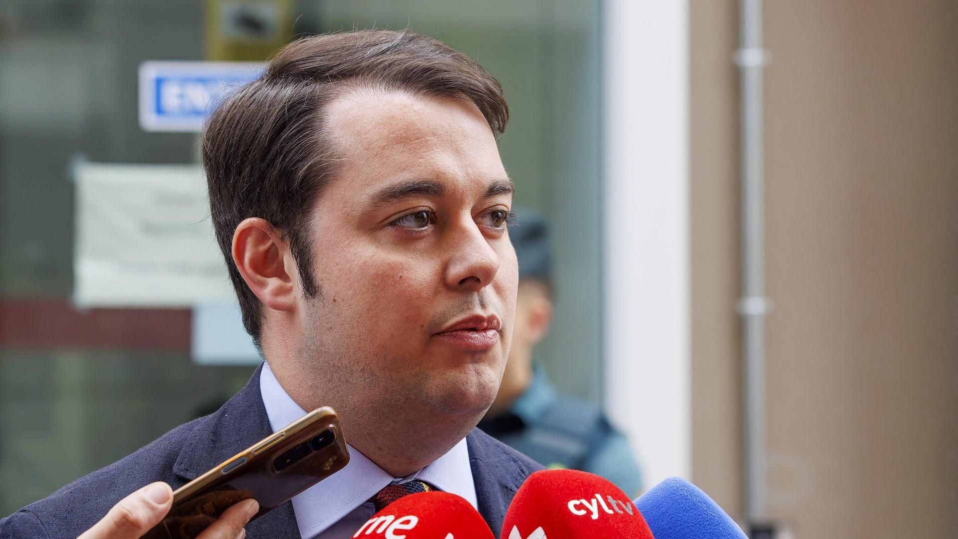El representante del arzobispado de Burgos, Natxo de Gamón