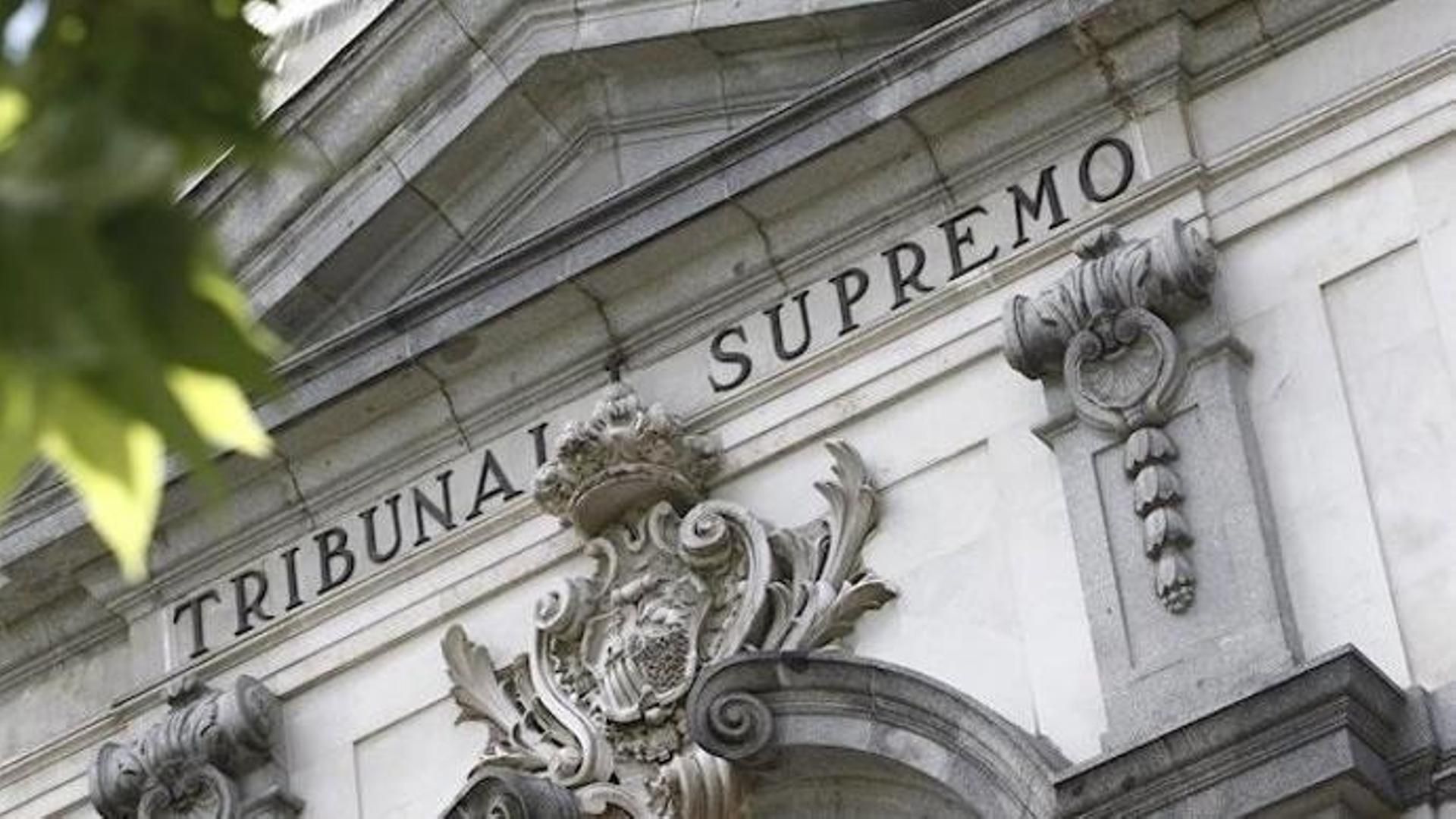 Fachada de la sede del Tribunal Supremo