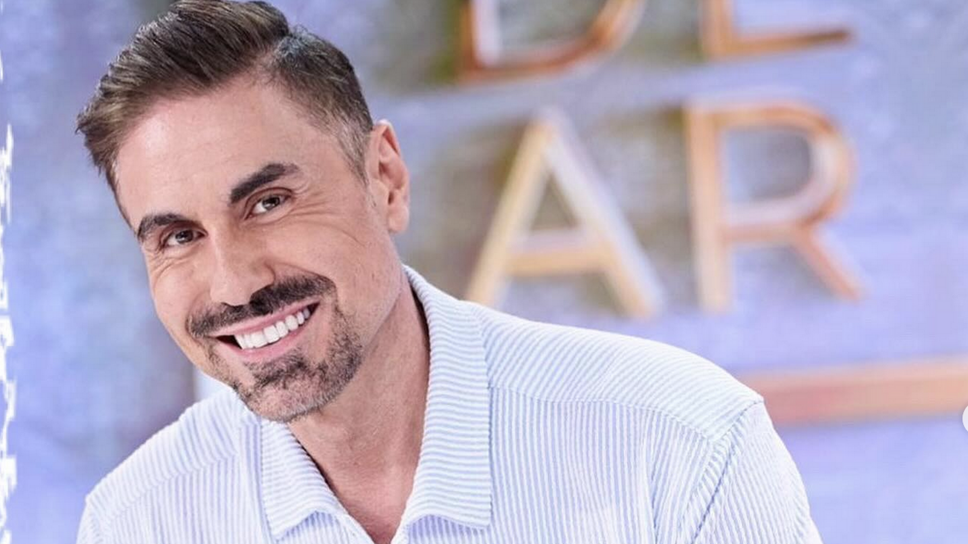 Miguel Ángel Nicolás en el plató de Tardear