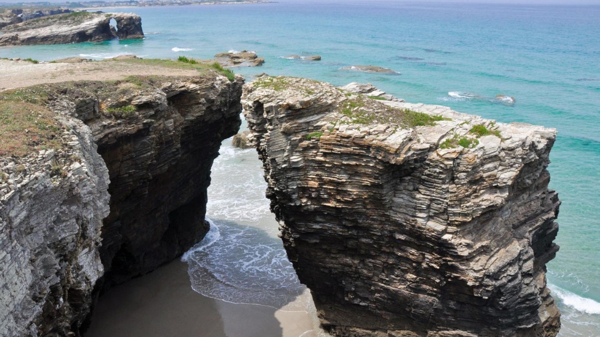 Playa de las Catedrales, en Lugo
