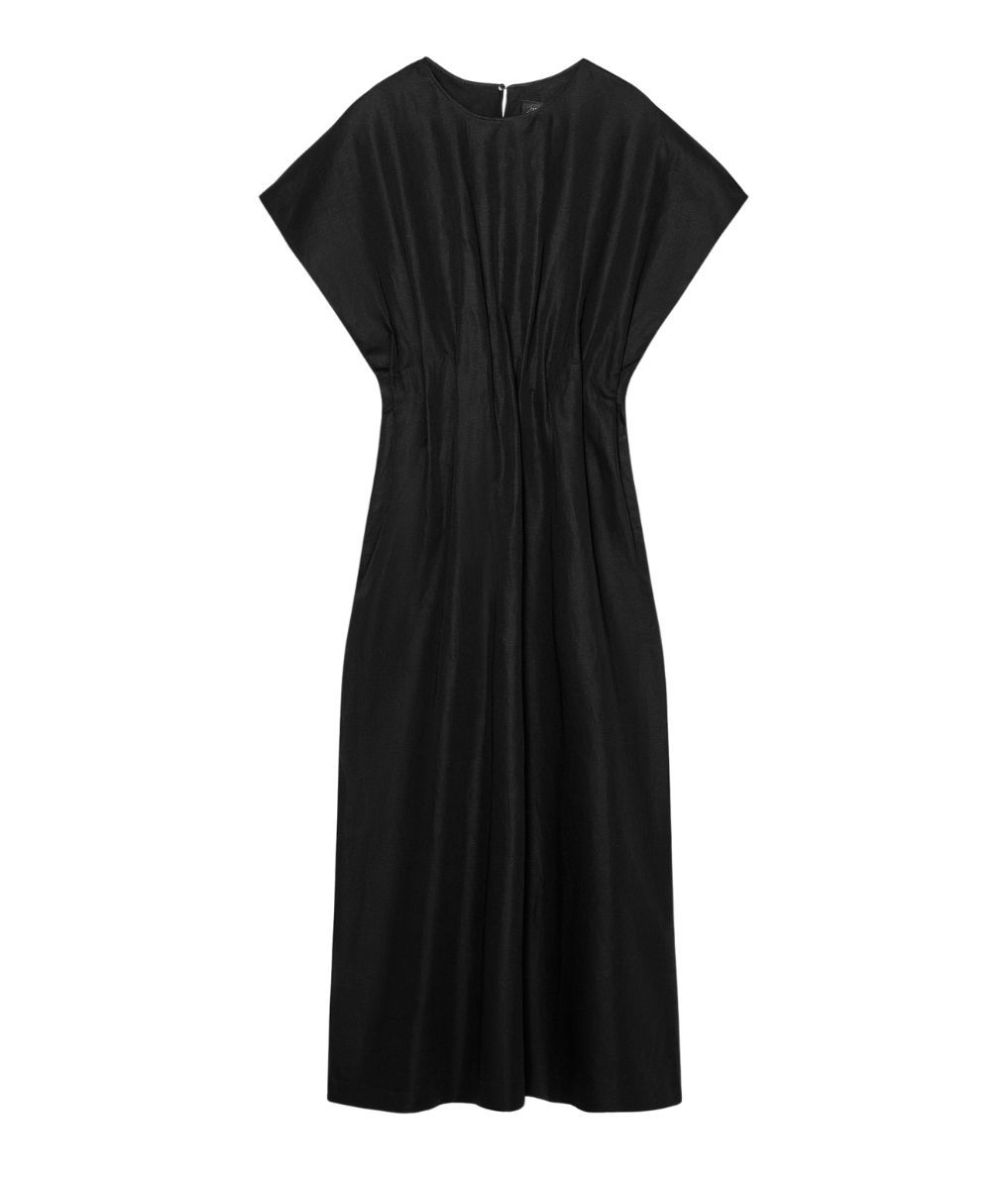 Vestido con pliegues