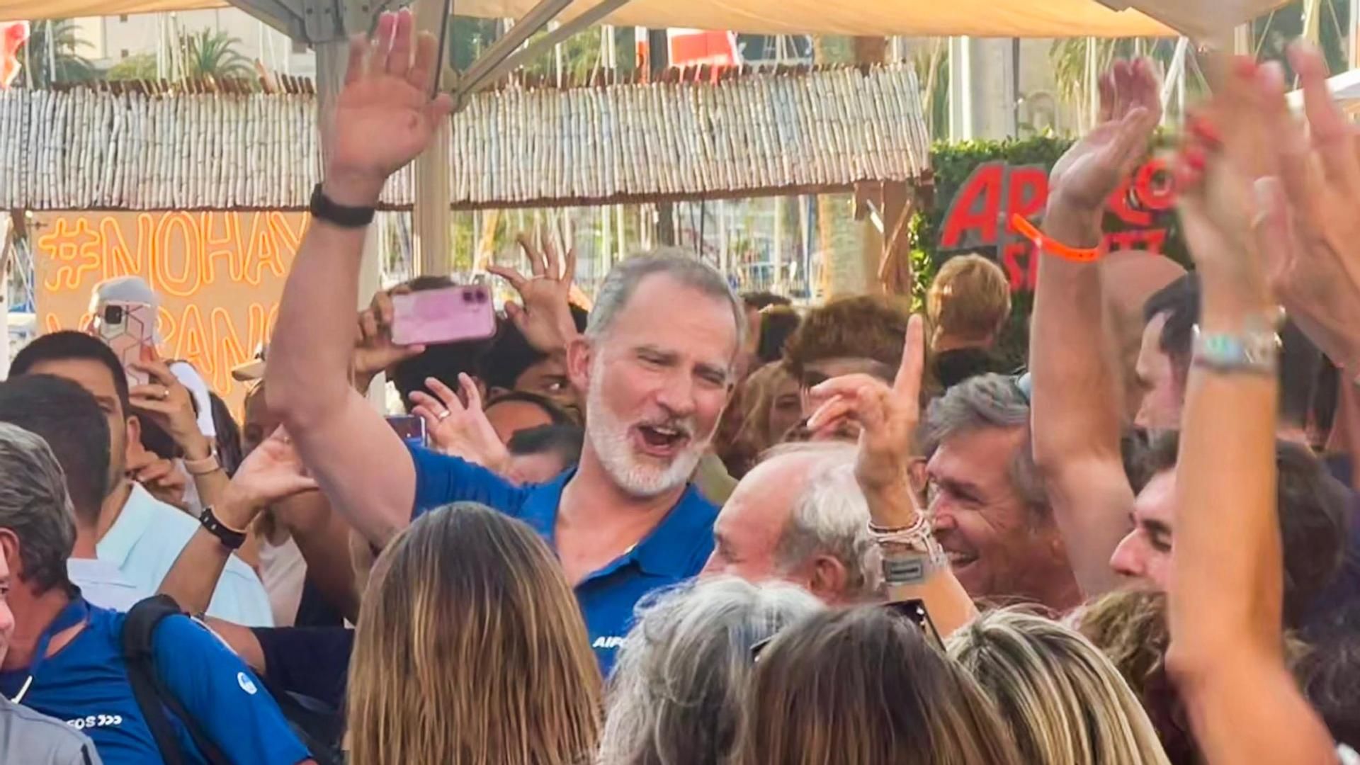 El rey Felipe en un concierto de Mallorca