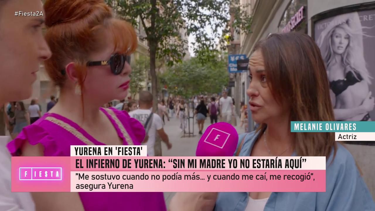 Melani Olivares, fan de Yurena