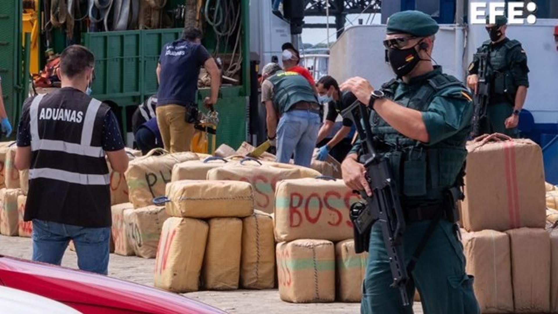Operación antidroga de la Guardia Civil