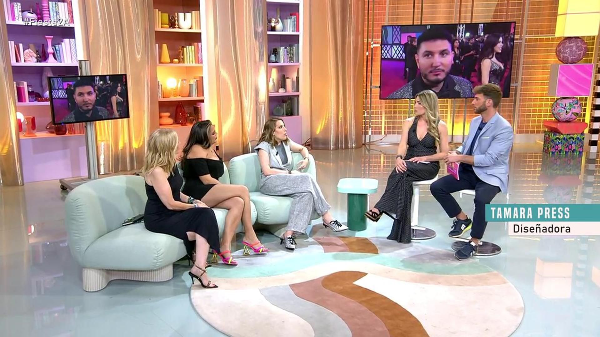 Tamara Press aclara la polémica con el traje de Omar Montes