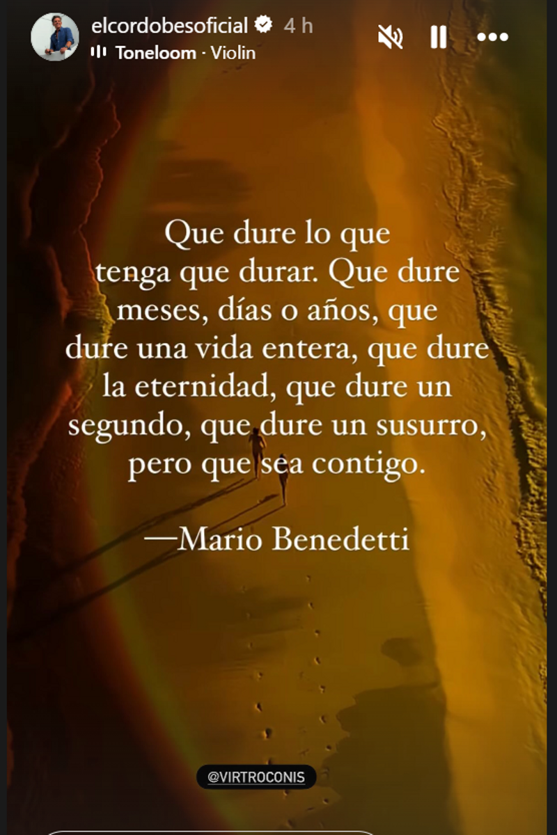 El texto que 'El Cordobés' ha dedicado a su mujer