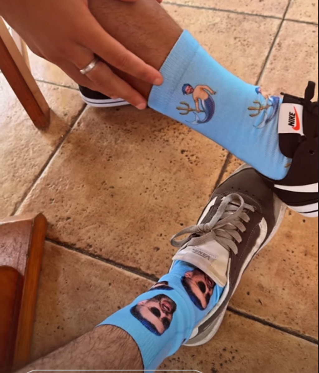 Los calcetines customizados de Edi y Ruvens