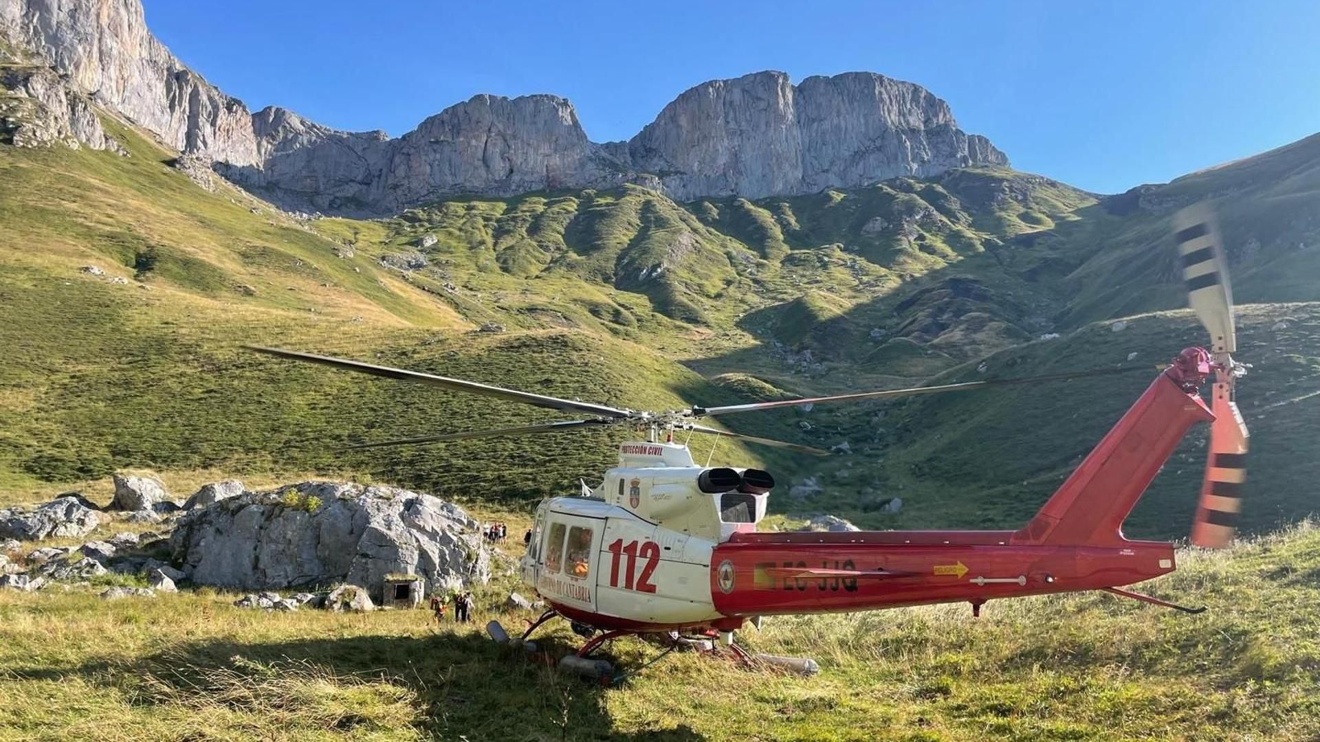 Rescatado un niño madrileño de 10 años herido tras una caída en Picos de Europa
