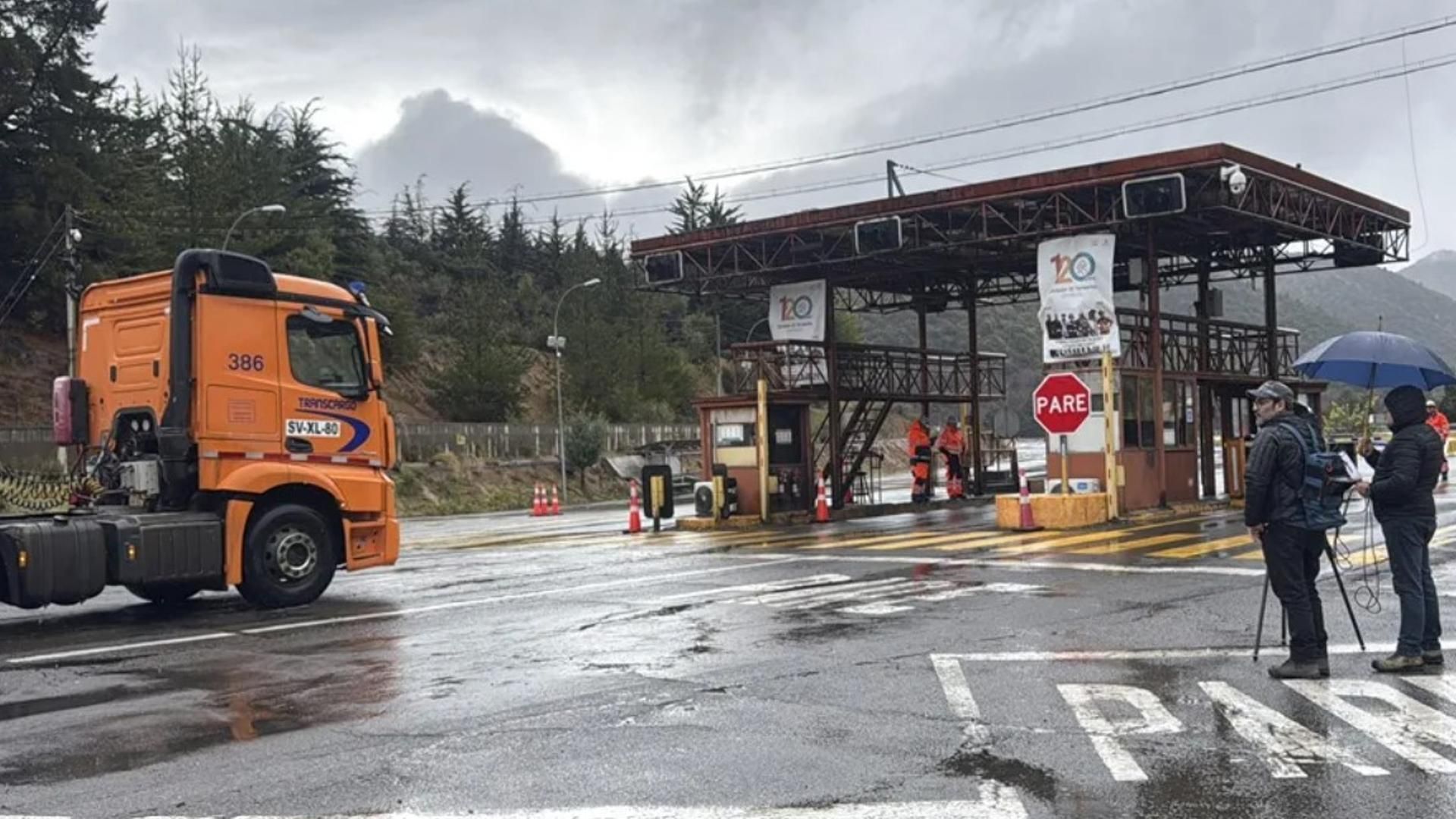 Entrada de la mina El Teniente, en Rancagua, Chile
