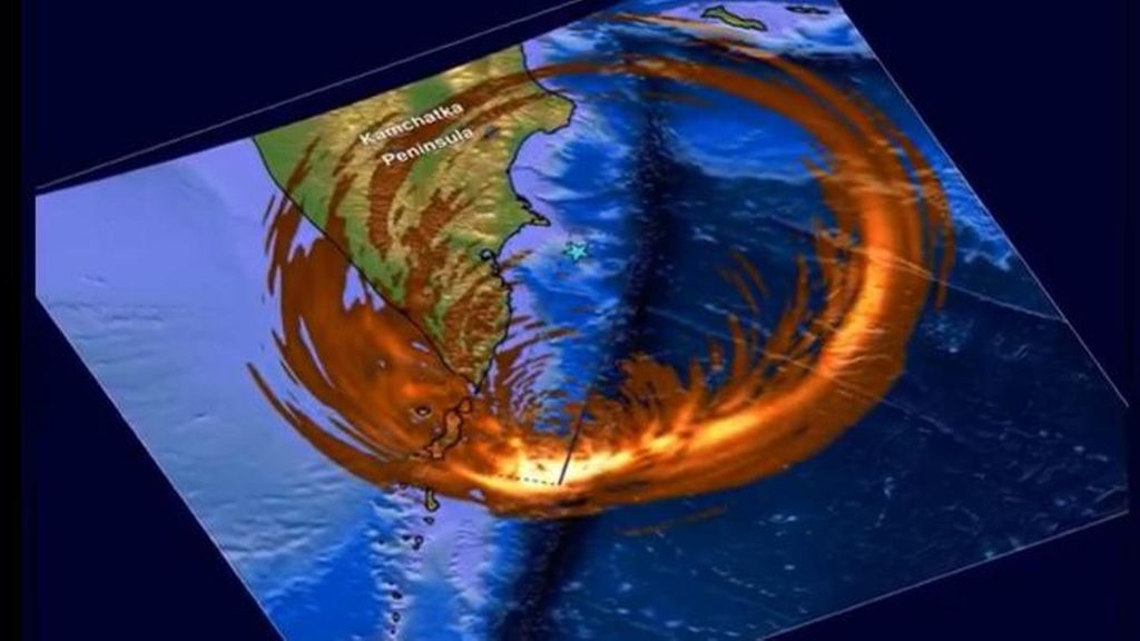 Las imágenes que captan cómo nació el megaterremoto de Kamchatka: así fue la expansión inicial de sus ondas sísmicas