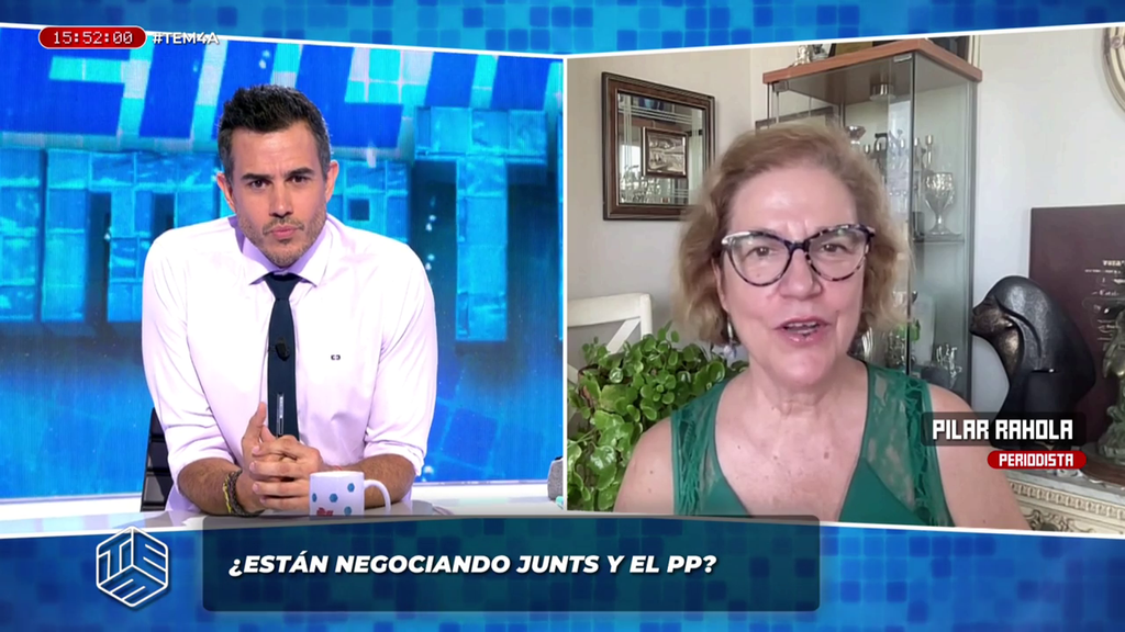 Pilar Rahola, sobre las posibles negociaciones entre Junts y el Partido Popular: "Junts tiene la capacidad de pactar a un lado y a otro"