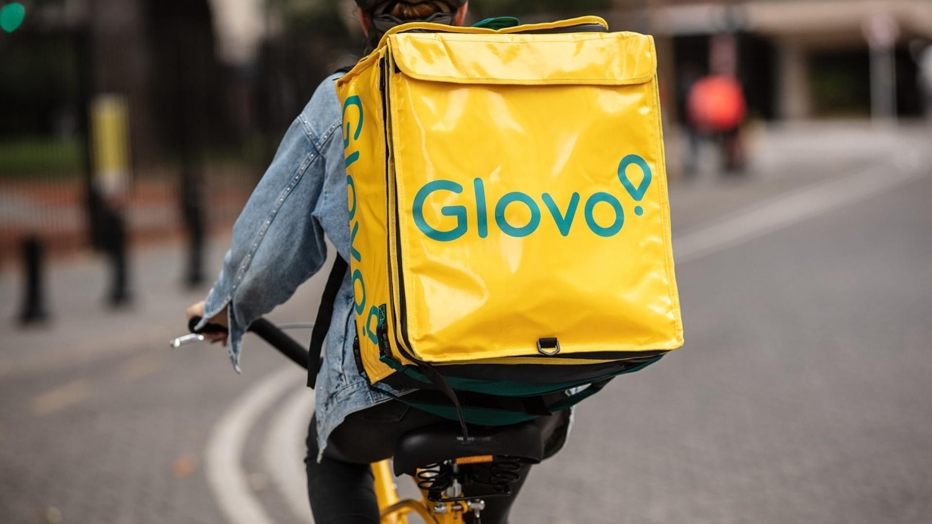 Un repartidor de Glovo