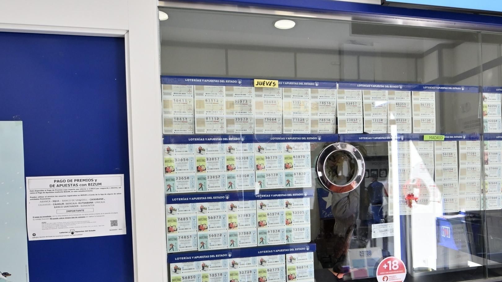 Un único acertante de la Bonoloto gana más de dos millones de euros en A Coruña