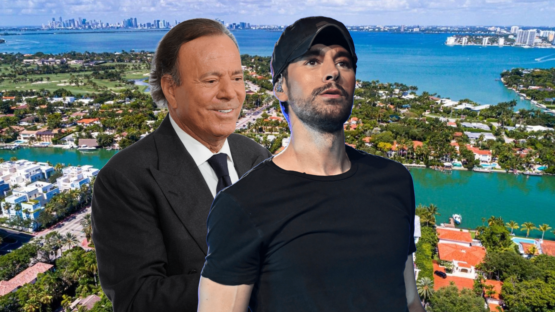 Julio Iglesias, Enrique, sobre la isla de Estados Unidos en la que viven Julio Iglesias, Enrique, sobre la isla de Estados Unidos en la que viven