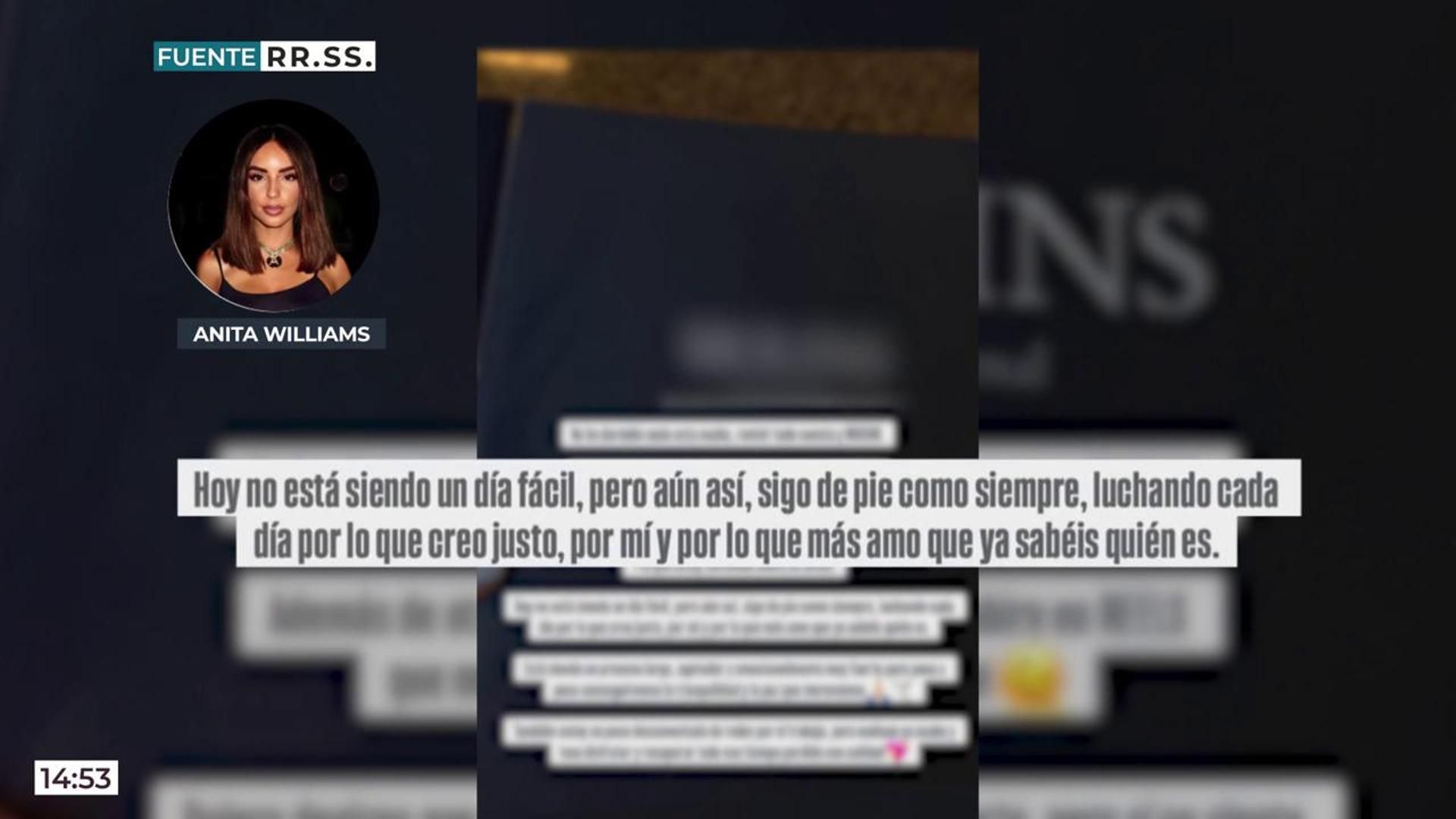 Las palabras en redes sociales de Anita Williams
