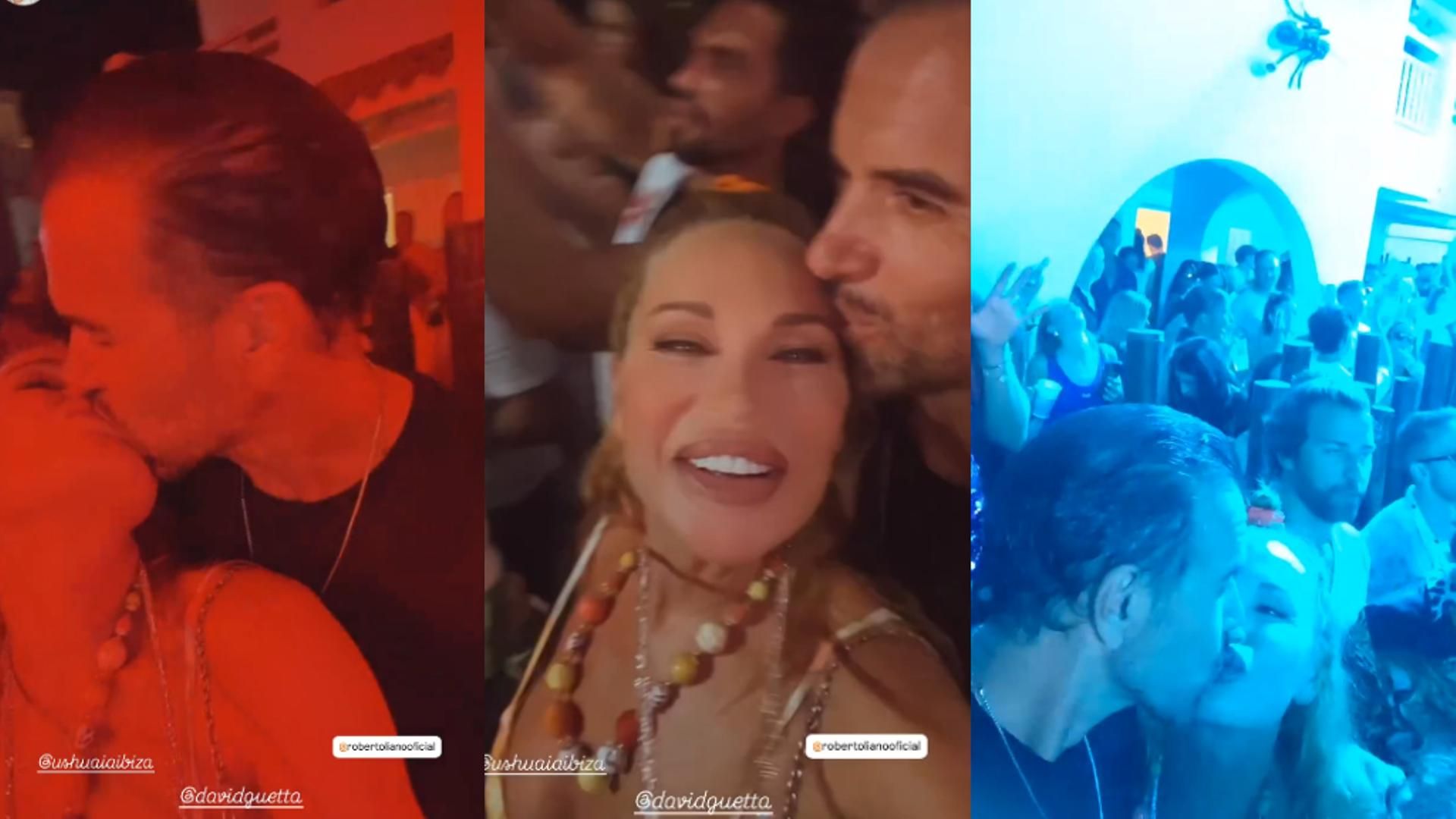 Los besos de Marlène Mourreau y Roberto Liaño