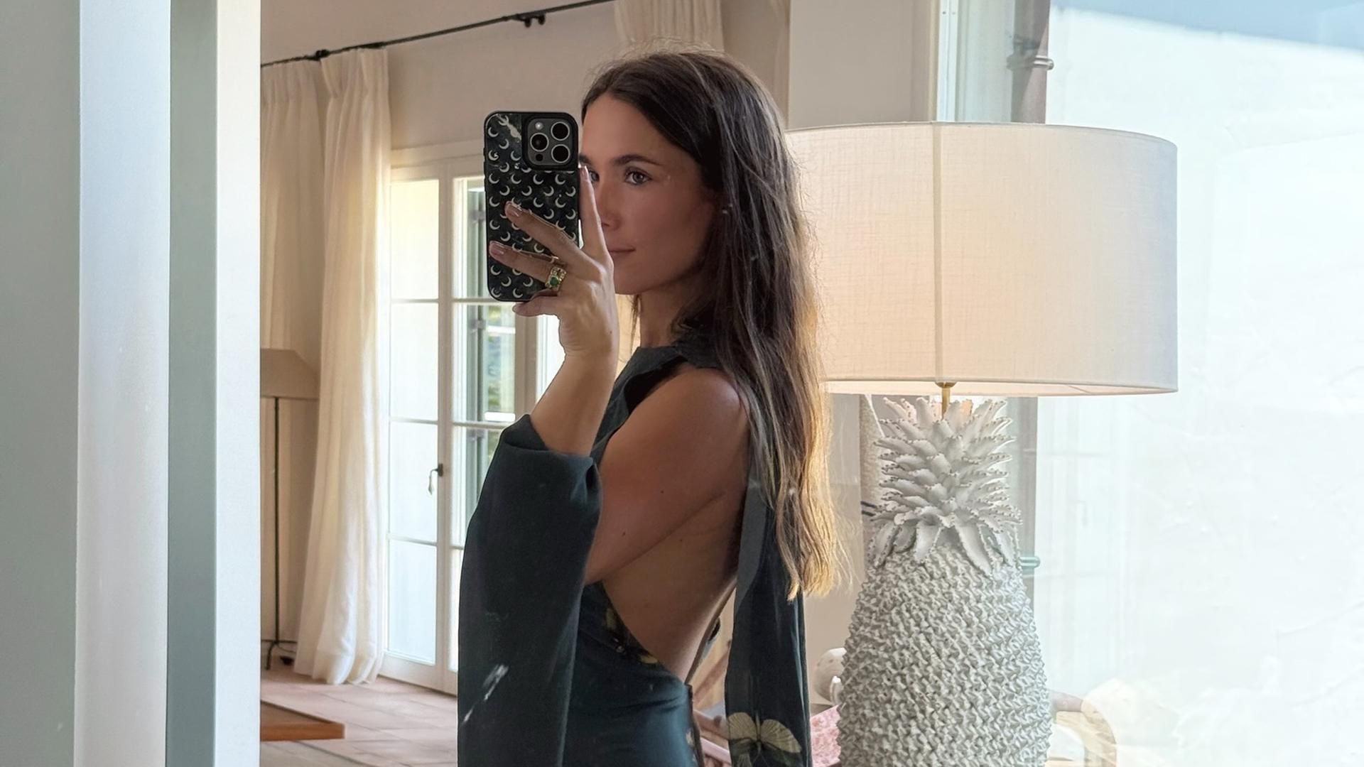 María Pombo en su casa de Cantabria