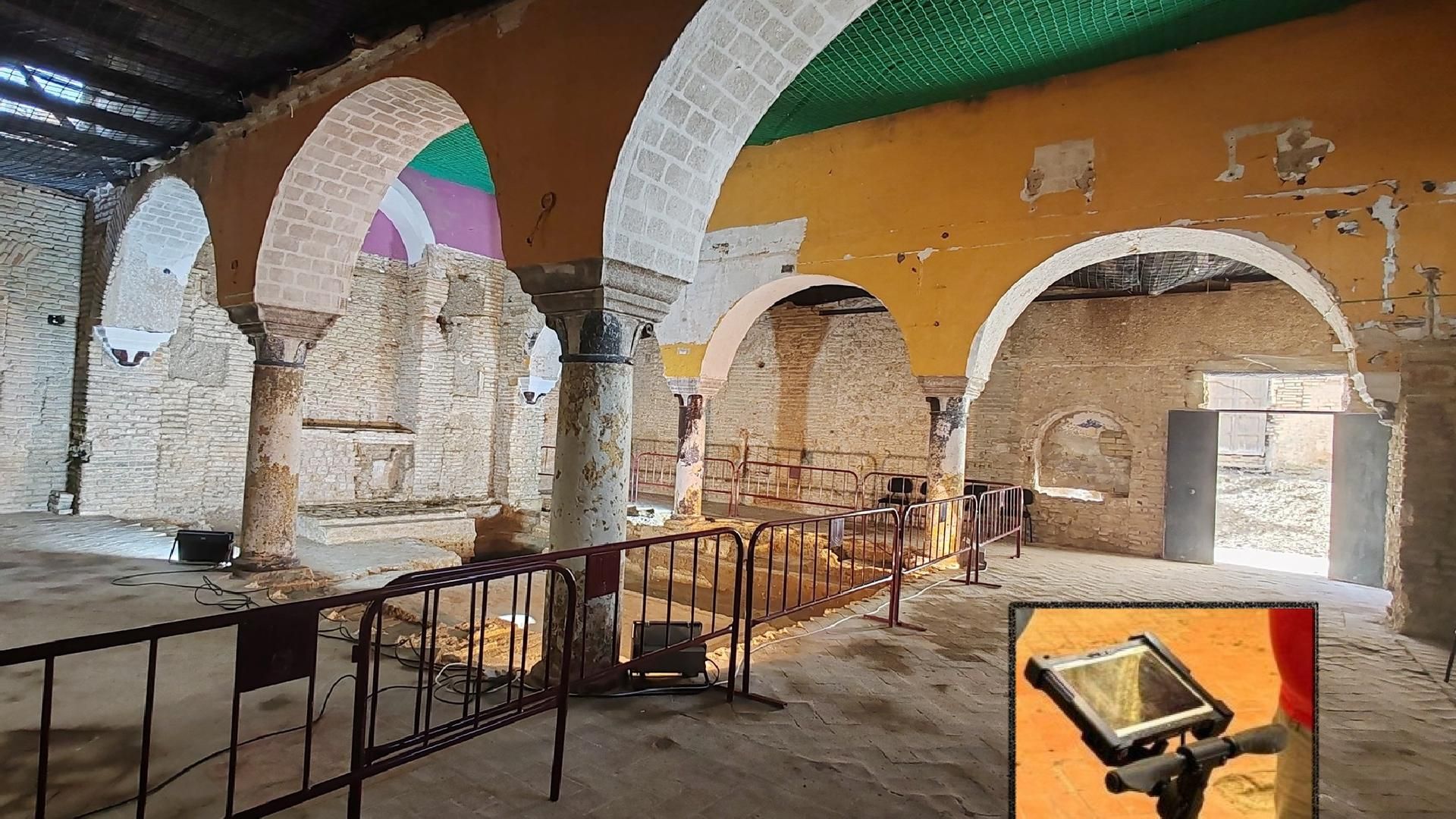 Sinagoga de Utrera y georradar alemán