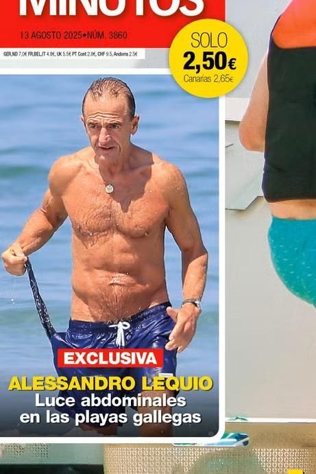 Alessandro Lequio, en la portada de Diez Minutos