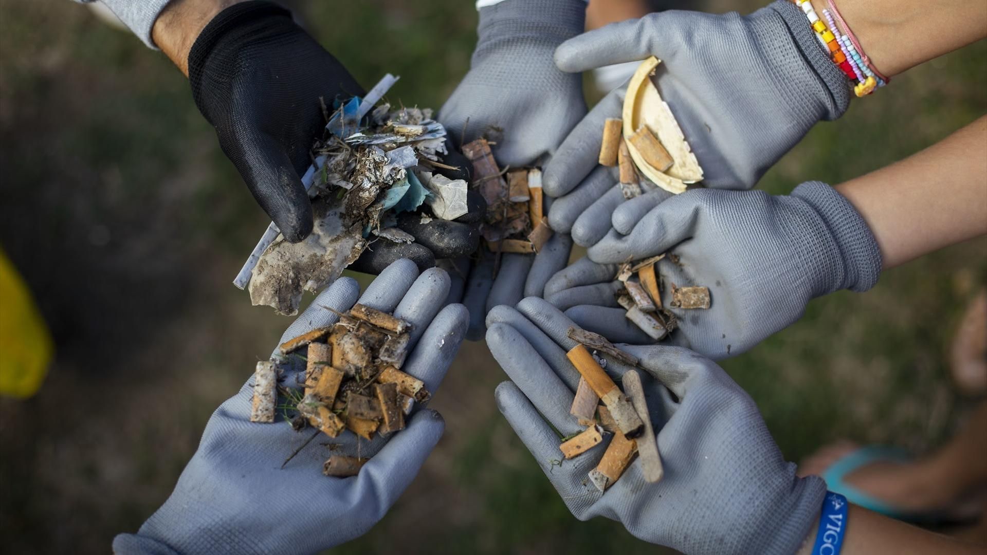 Casi el 30% de residuos en espacios naturales son colillas