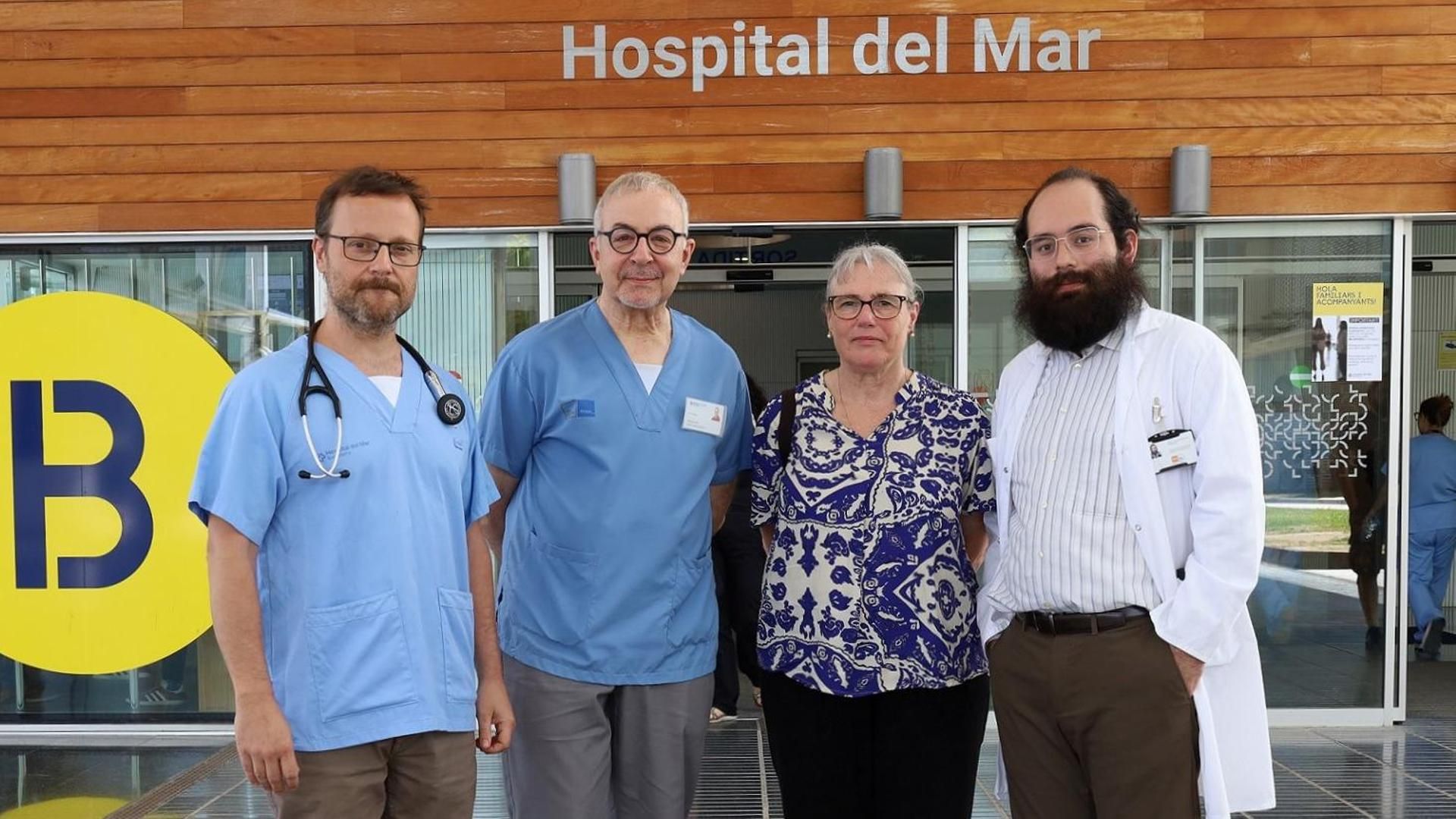 De izquierda a derecha, Sergi Pascual, Joaquim Gea, Carme Casadevall, César Jessé Enríquez