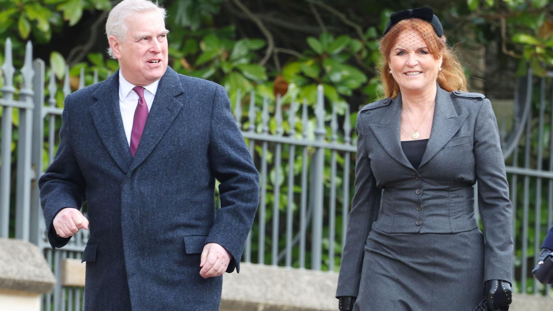 El príncipe Andrés y Sarah Ferguson