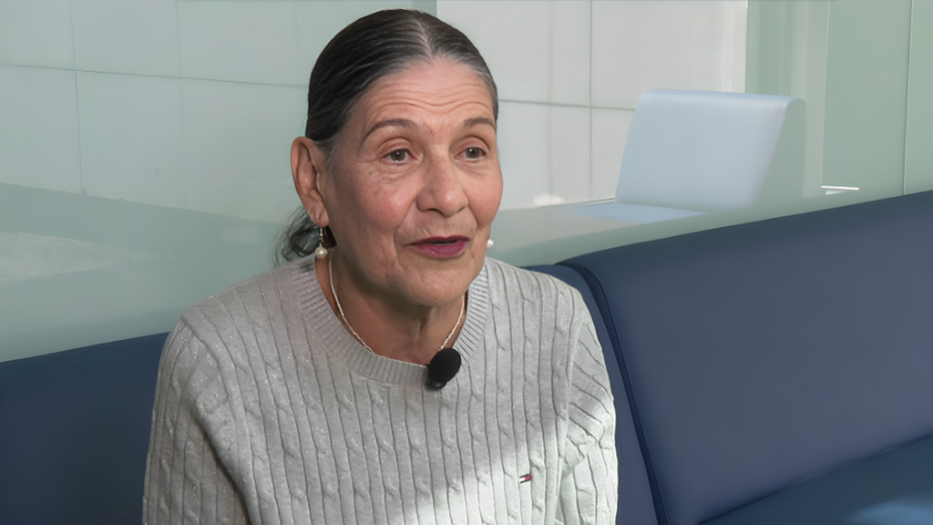 La paciente Lilia de 84 anos