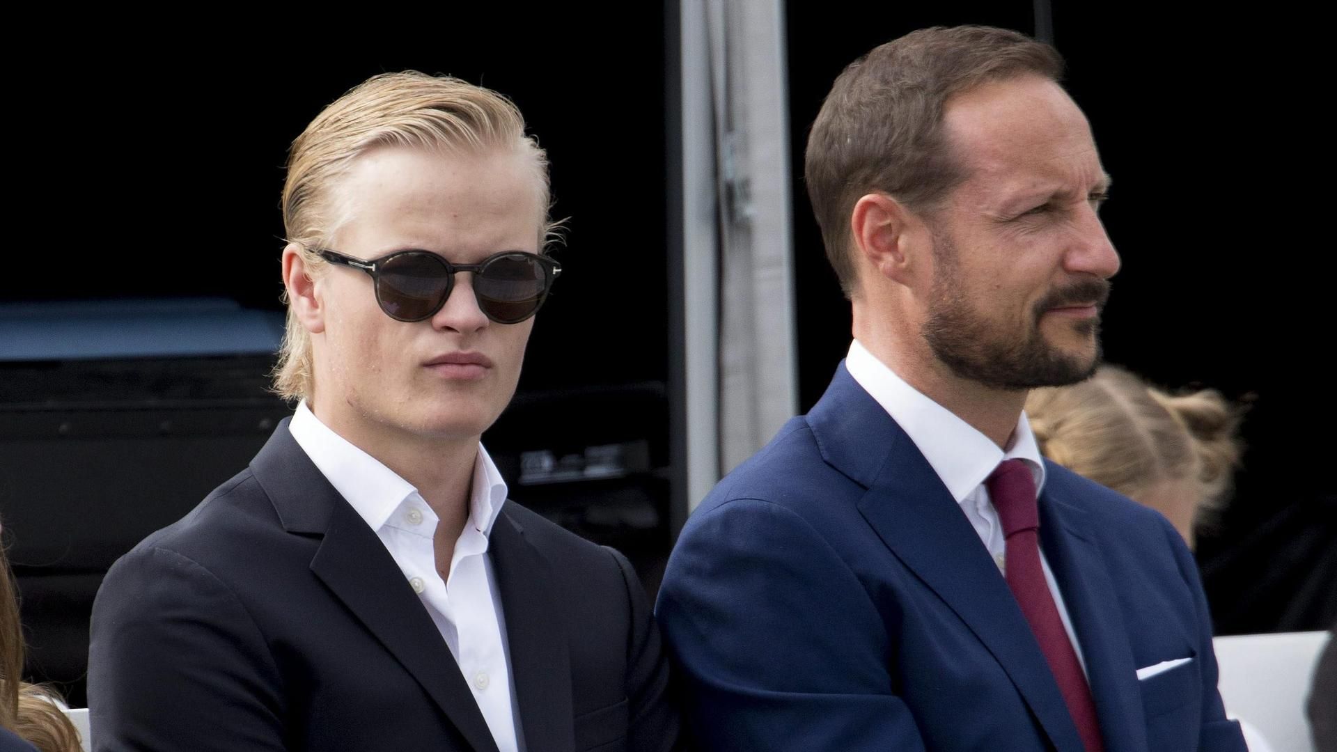 Marius Borg y Haakon de Noruega