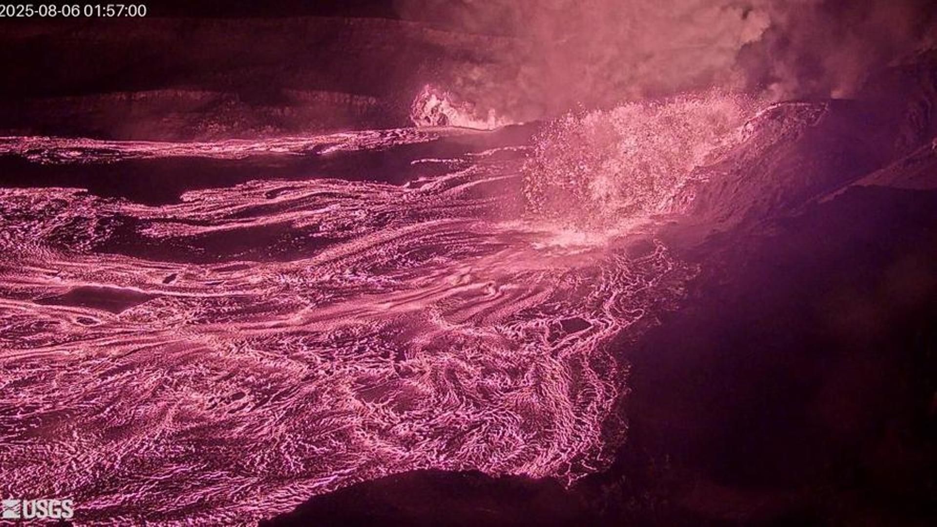 Una nueva erupción del volcán Kīlauea de Hawái genera fuentes de lava de hasta 90 metros