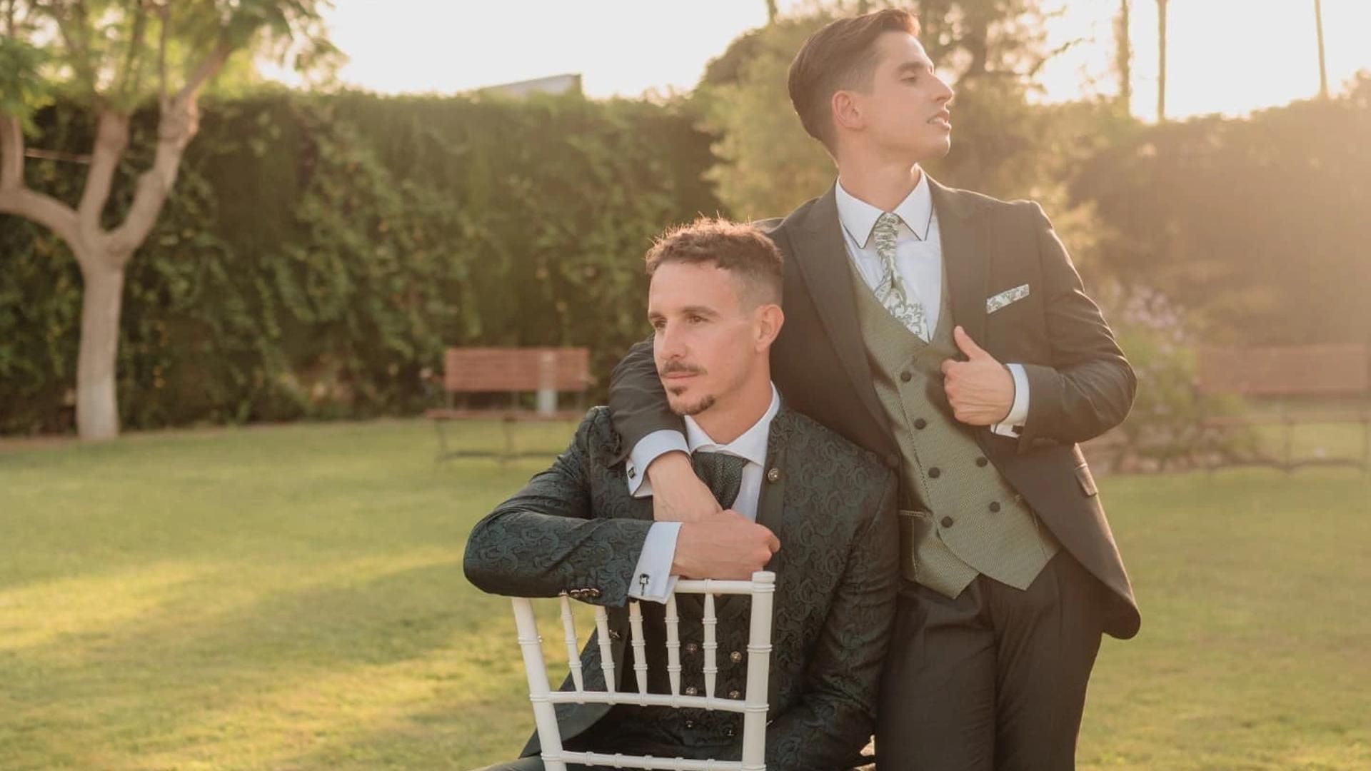 Alberto Lejárraga y su novio, Rubén Fernández Alberto Lejárraga y su novio, Rubén Fernández