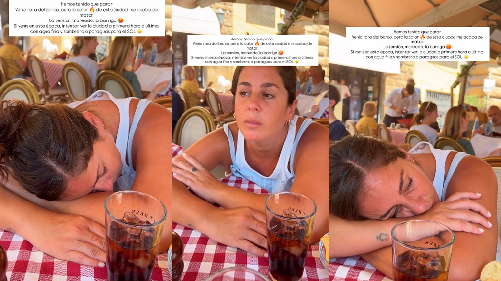 Anabel Pantoja, mareada durante sus vacaciones